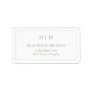 Search for formal mailing return address labels Calligraphy script