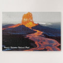 Recherche de volcan puzzles Lave