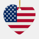 Search for stars and stripes ornaments Heart