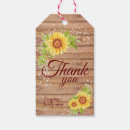 Search for sunflower thank you gift tags Yellow
