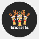 Search for funny reindeers stickers Snow