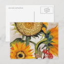 Recherche de tournesol jaune cartes postales Fleurs sauvages