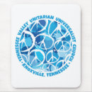 Search for peace sign mousepads Blue