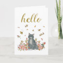 Search for cat and flowers cards Thinking of you