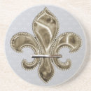 Recherche de fleur lys dessous de verres Motif