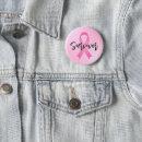 Search for breast cancer survivor buttons ribbon