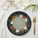 Search for rustic wedding plates Floral