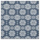 Search for white daisy fabric Blue
