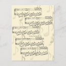 Recherche de note musicale cartes postales Musique