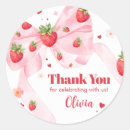 Recherche de fraise rose autocollants Arc