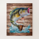 Search for bass fishing puzzles Vintage