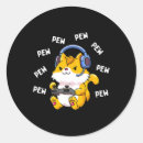 Search for pew stickers Regularshow