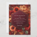 Search for romance wedding invitations Burgundy