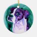 Search for boxer ornaments Watercolor