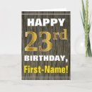 Recherche de 23ème anniversaire cartes 23 ans
