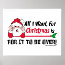 Search for anti christmas posters Bah humbug
