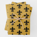 Search for new orleans wrapping paper Gold