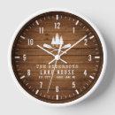 Search for rustic wood clocks Lake house