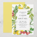 Search for lemon engagement party invitations Botanical