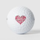 Search for love heart valentine golf balls Valentines