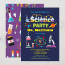 Search for science party invitations Boy