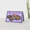 Search for funny dachshund birthday cards Doxie