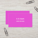 Search for solid color business cards Minimalist