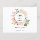 Search for gold foil save the date postcards Watercolor