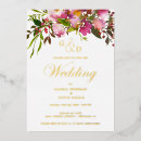 Search for fuchsia and gold wedding invitations Luxury