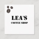 Recherche de grains de café cartes visite Modèle