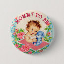 Recherche de bébé vintage badges Rose