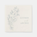Search for vintage floral napkins Blue