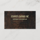 Recherche de simili cuir cartes visite Brun