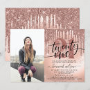 Search for rose gold foil birthday invitations Trendy