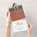 Search for orange and white wedding invitations Terracotta