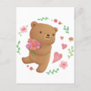 Search for bear heart postcards Flowers