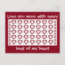 Search for red love heart postcards Dots