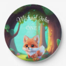 Search for fox plates Woodland animals