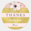 Search for pink and gold floral stickers Girl