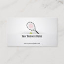 Recherche de joueurs de tennis cartes visite Instructeur