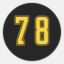 Search for junior stickers Numbered uniform