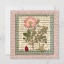 Recherche de vieille mode invitations Floral