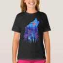 Search for wolf girls tshirts Forest