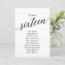 Search for 16 table wedding seating charts Script