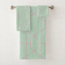 Search for mint and pink bath towels Pattern