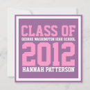 Search for girl graduation invitations Pink