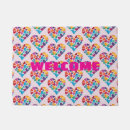 Search for heart doormats Pink