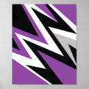 Recherche de zigzag noir et blanc posters Abstrait