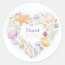 Search for beach shells heart stickers Seashells