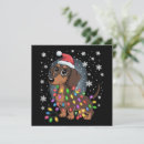 Search for wiener dog christmas cards Festive
